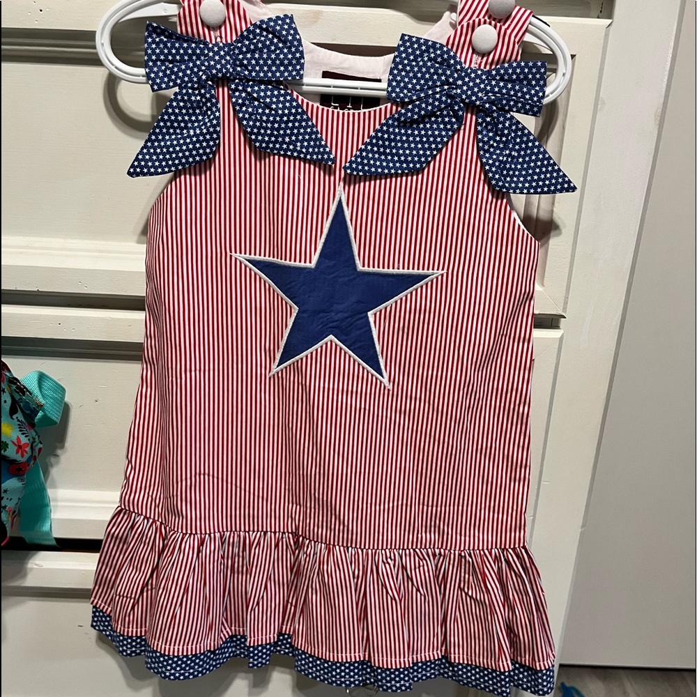 Lil cactus 4th of July dress